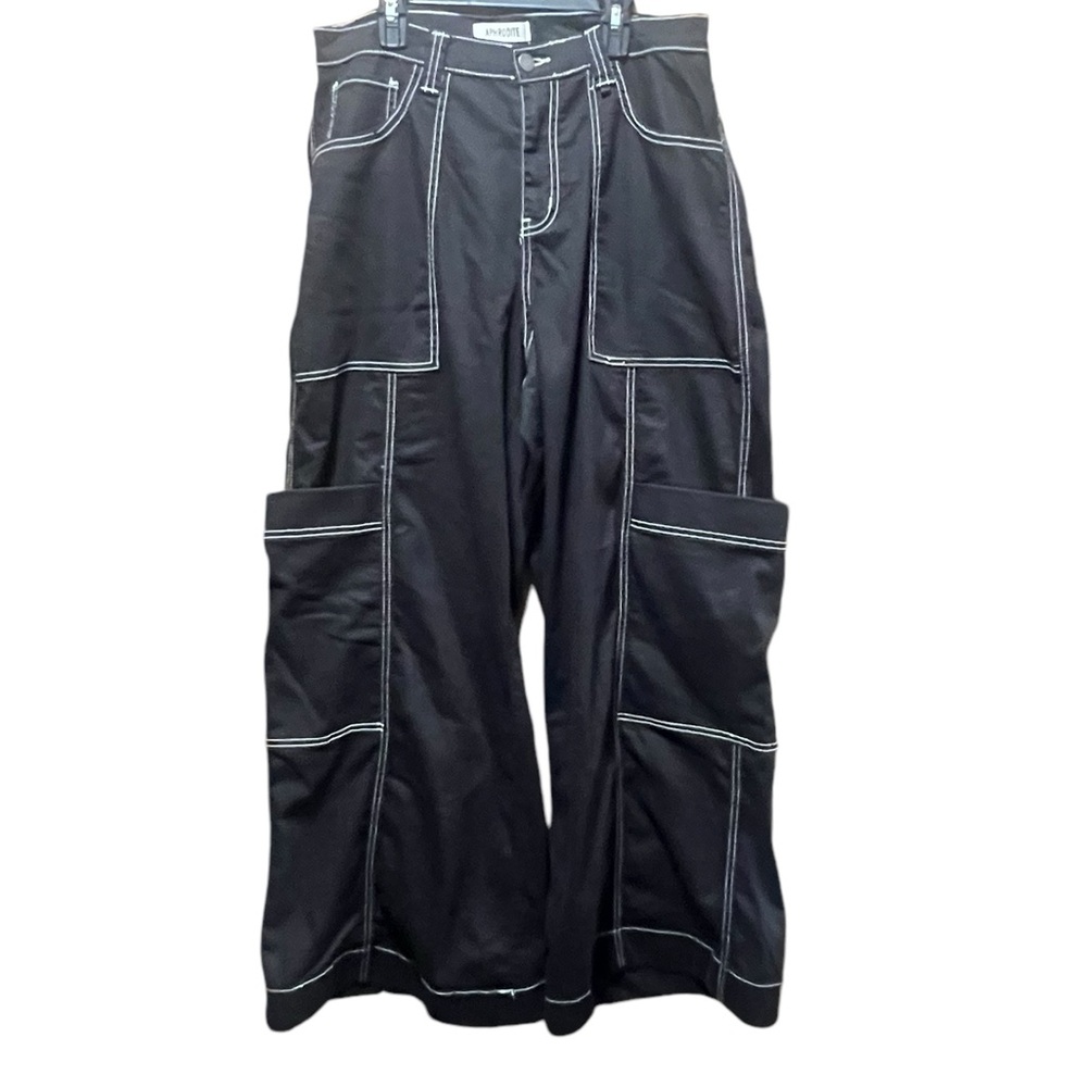 Aphrodite Black Pocket Cargo Pants Size 11